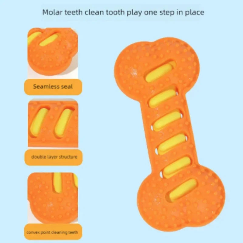 Dog Dental Chew Toy – TPR Toothbrush Teeth Cleaning Stick