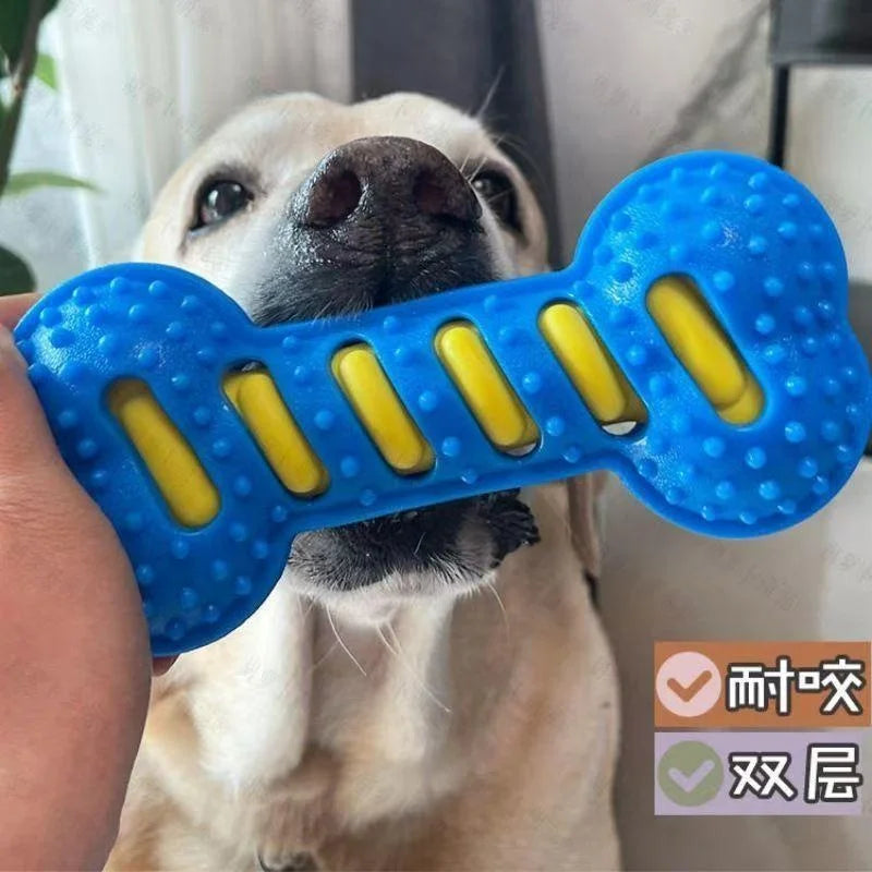 Dog Dental Chew Toy – TPR Toothbrush Teeth Cleaning Stick