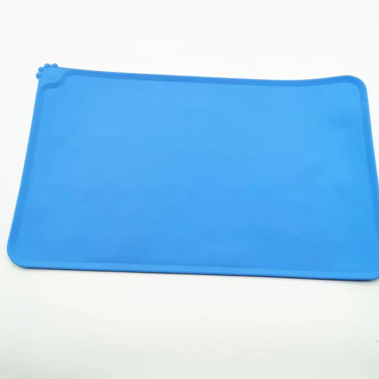 Silicone Pet Bowl Mat Non-Slip Waterproof Feeding Pad