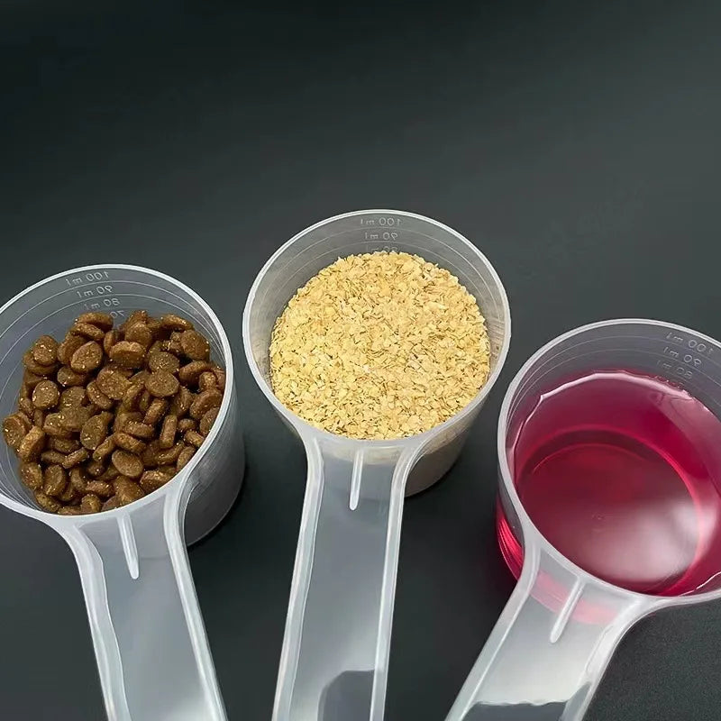 Pet Food Measuring Spoon with Scale Accurate Dog & Cat Feeding