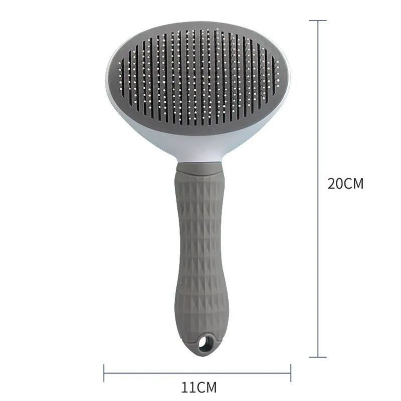 2-in-1 Pet Hairbrush & Deshedding Comb