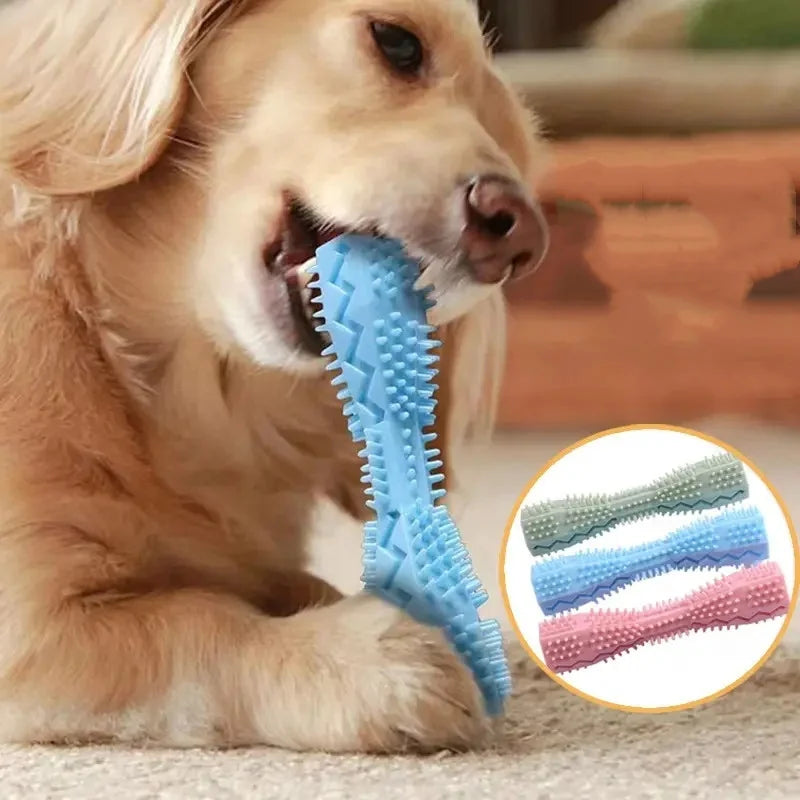 Dog Dental Chew Toy – TPR Toothbrush Teeth Cleaning Stick