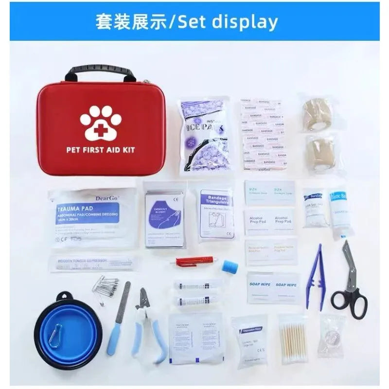 Premium Pet First Aid Kit  Home & Travel Emergency Kit