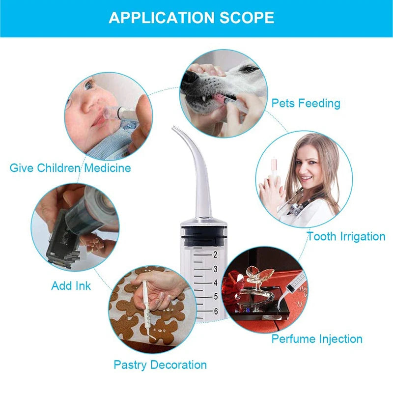 Pet Feeding Syringe Set Liquid Feeder for Small Animals
