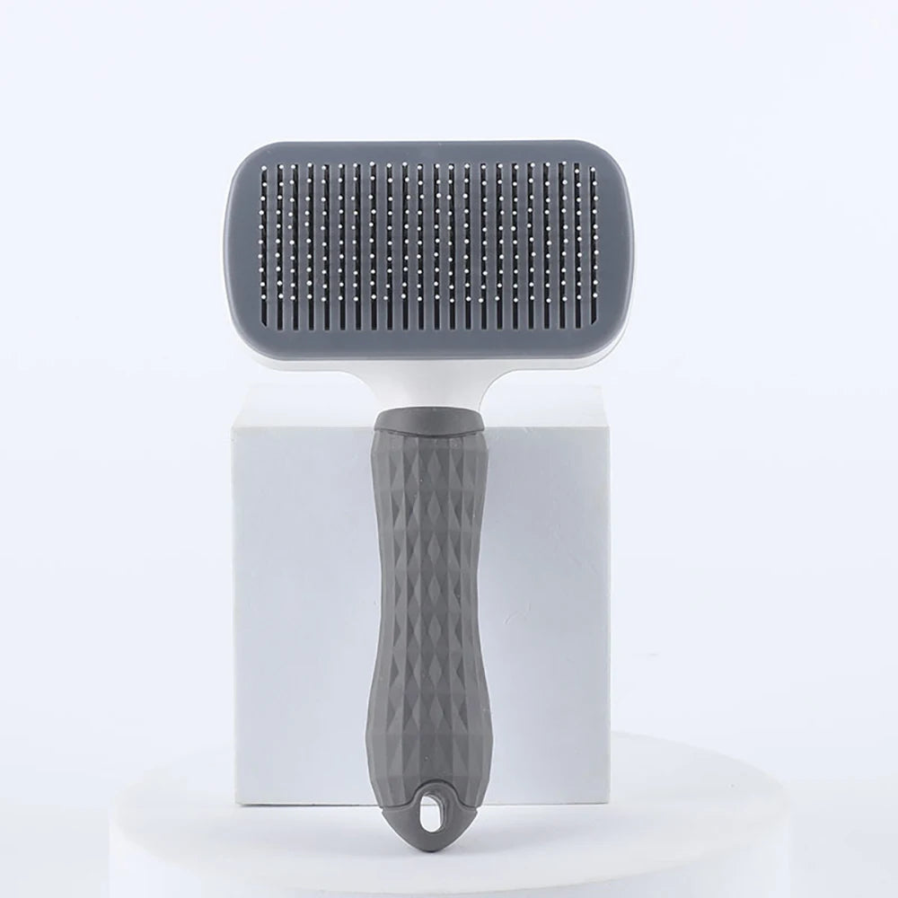 2-in-1 Pet Hairbrush & Deshedding Comb