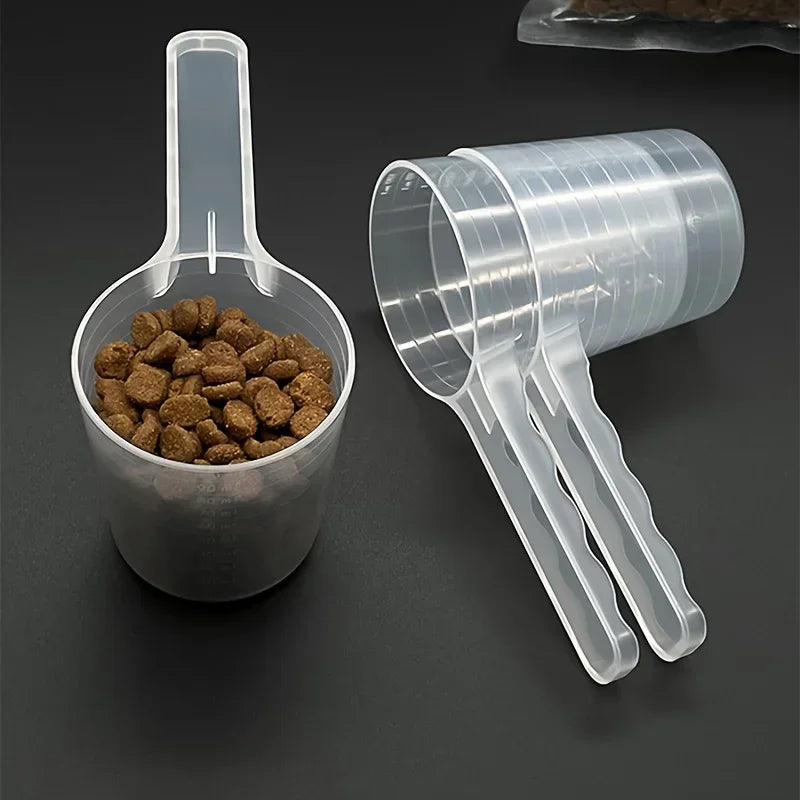 Pet Food Measuring Spoon with Scale Accurate Dog & Cat Feeding