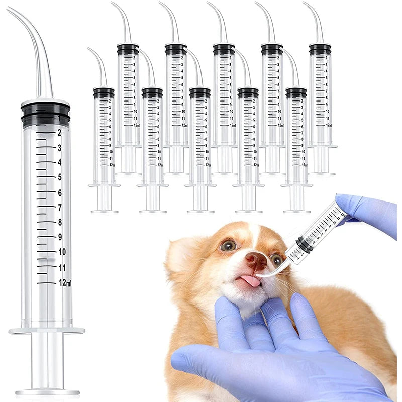 Pet Feeding Syringe Set Liquid Feeder for Small Animals