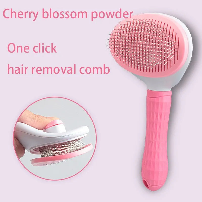 2-in-1 Pet Hairbrush & Deshedding Comb