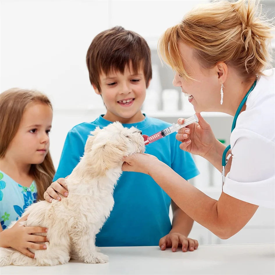 Pet Feeding Syringe Set Liquid Feeder for Small Animals