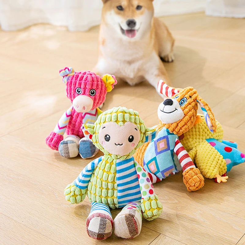 Pet Plush Puzzle Chew Toy Interactive Dog & Cat Toy
