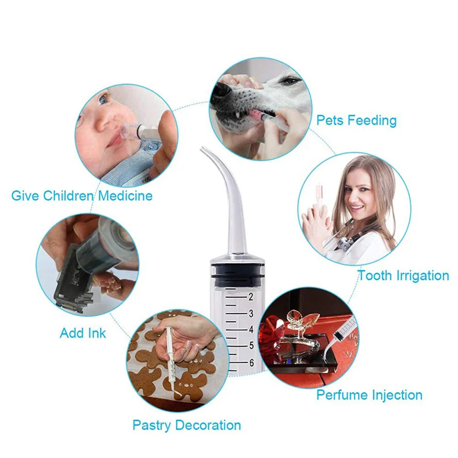 Pet Feeding Syringe Set Liquid Feeder for Small Animals